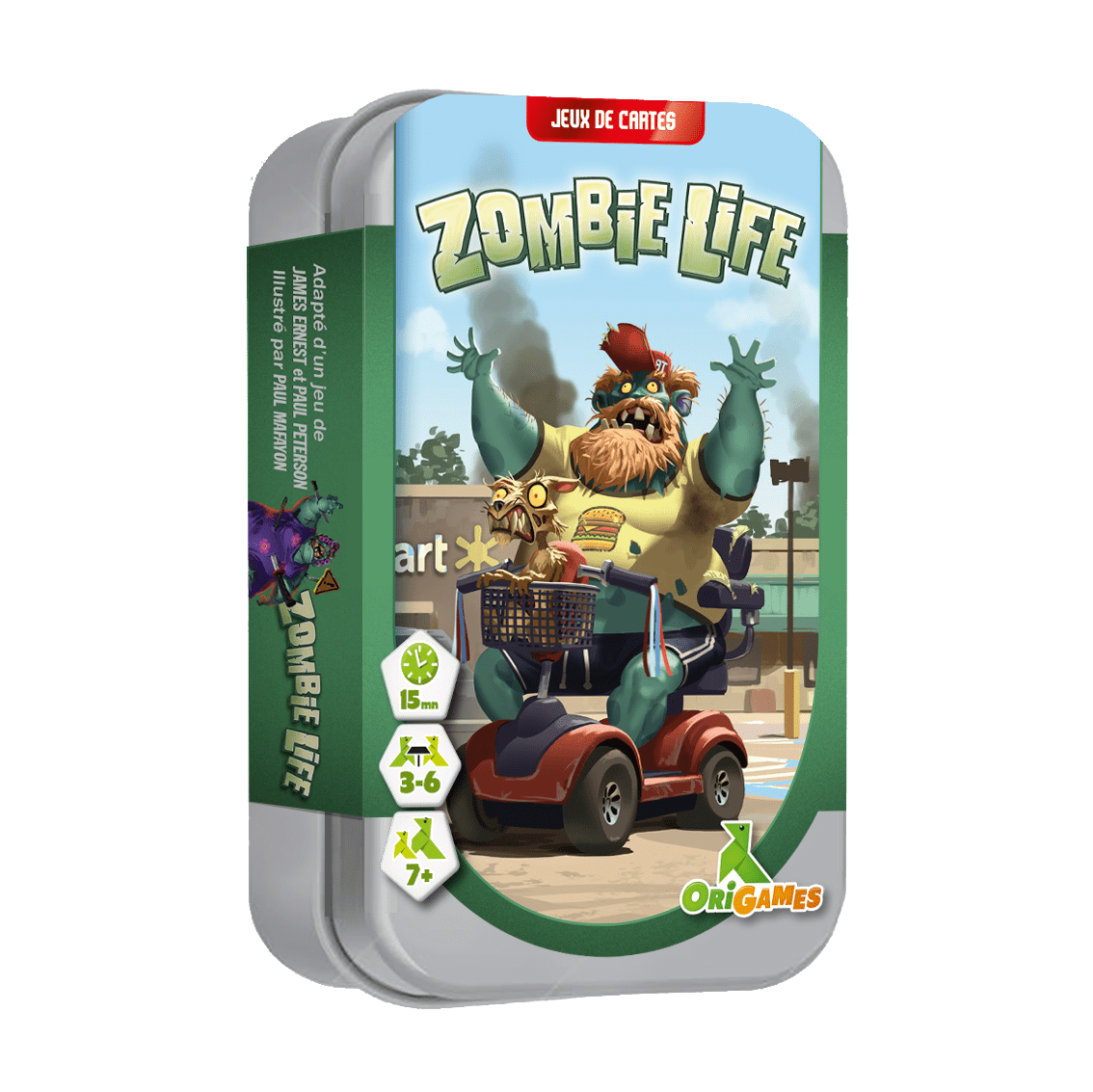 Zombie Life, jeu de société Origames | Jeupetille