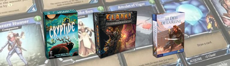 Une carte promo Clank! offerte avec chaque jeu commandé