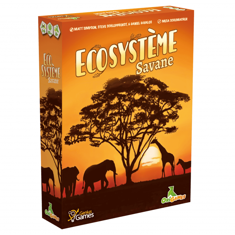 Boite du jeu Ecosystème Savane