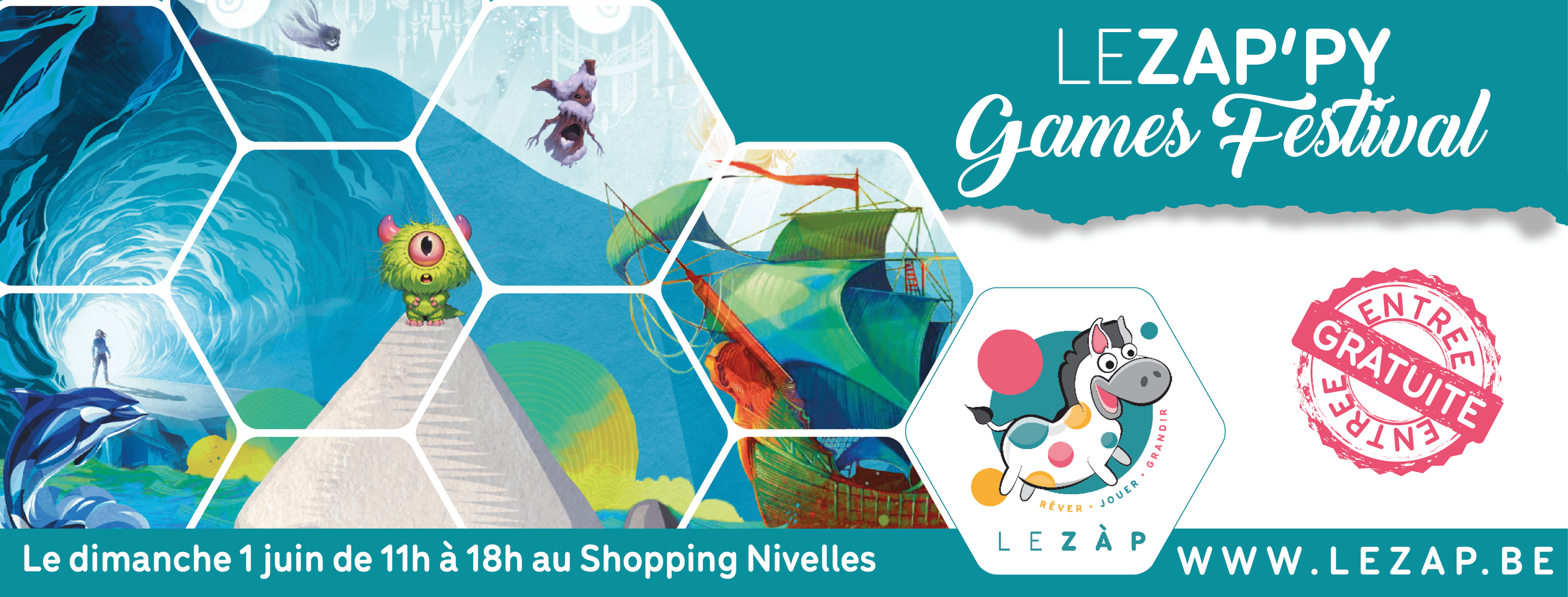 Le Zap'py Games Festival (Nivelles - Belgique)