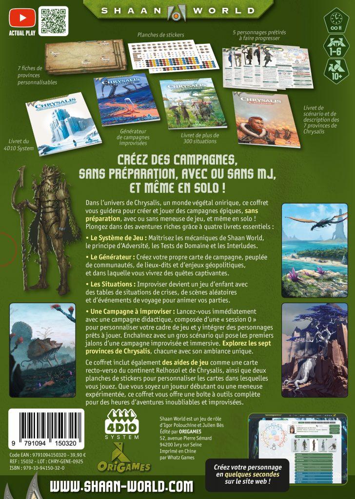 Shaan Chrysalis - Générateur de campagne - Image 3